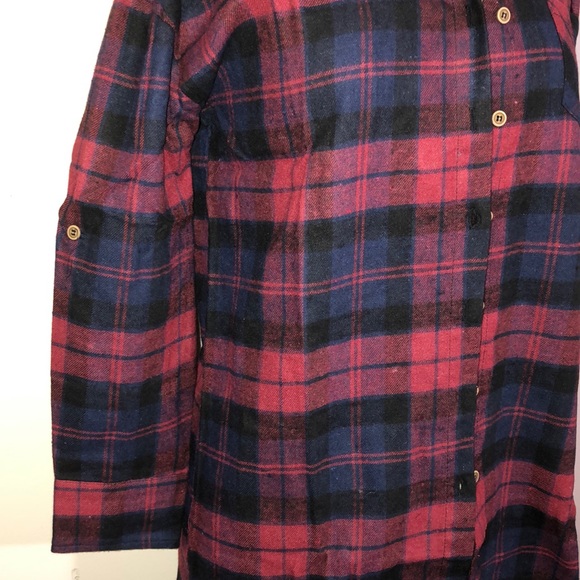 NWT flannel button down long-sleeved - Picture 2 of 5